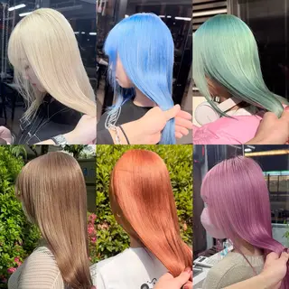 ロング カラー ili心斎橋所属・🩵韓国ハイトーン/ デザインYUZU🩵のヘアスタイル