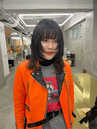 ミディアム ハイトーン/レイヤー 🌸さくらのヘアスタイル