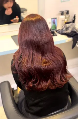 カラー NANA🥀韓国ヘア /レイヤー/暖色🥀のヘアスタイル