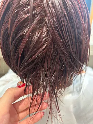 ミディアム NAVY/ Miharuのヘアスタイル
