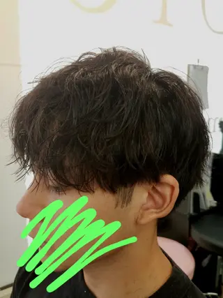 パーマ 🫟メンズパーマ地域 最安値🫟✂藤原のヘアスタイル