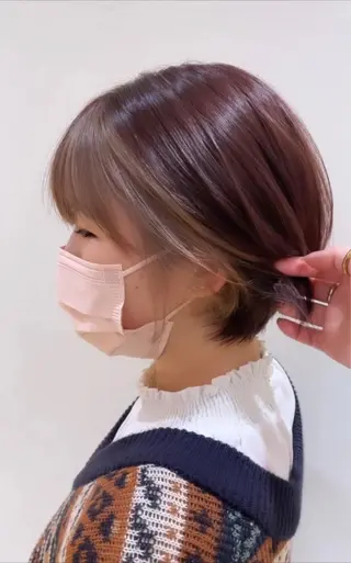 ショート 池田 早穂のヘアスタイル