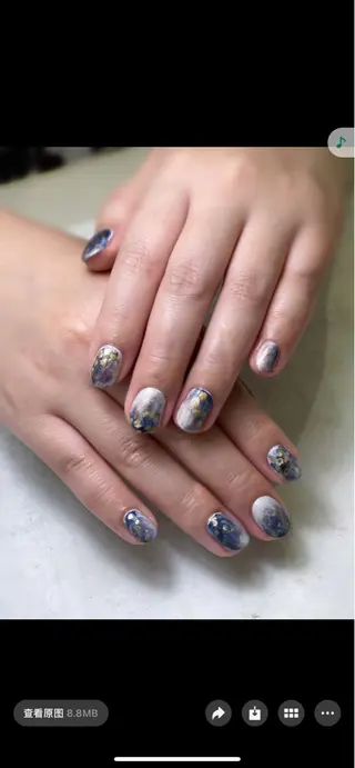 ネイル 山下 オレンジのネイルデザイン