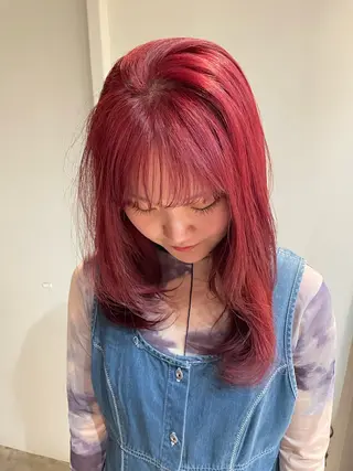 ロング カラー ハナ🌼 梅田/ボブ/パーマのヘアスタイル