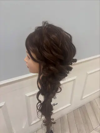 ロング ヘアアレンジ 柏木 鈴のヘアスタイル