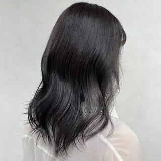 セミロング カラー 骨格、カラー診断士 ✂️淡中円花のヘアスタイル