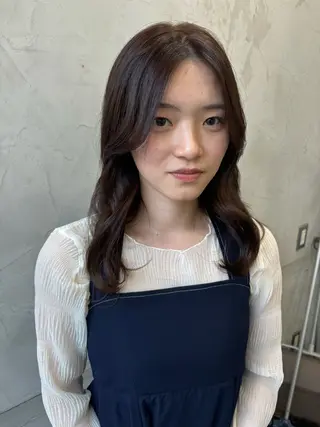 カラー fudge所属・MaisonHALU 松浦光咲のヘアスタイル