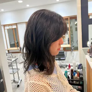 ミディアム カラー 🌱カラー&トリート メント🌱SOUTAのヘアスタイル