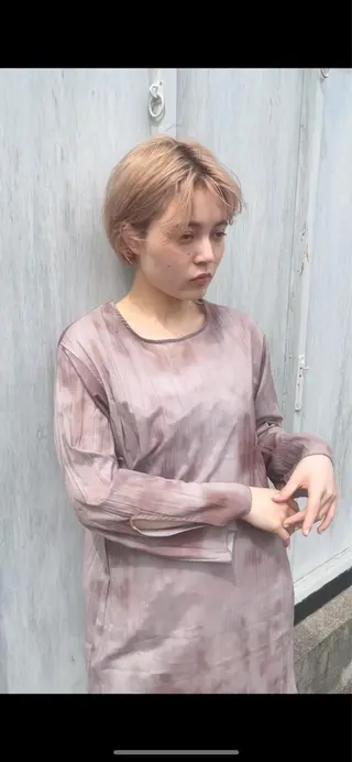 ショート 泊 紗羅のヘアスタイル