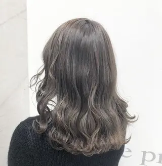 ミディアム 🦋ミルクティーベー ジュ🦋mayukiのヘアスタイル
