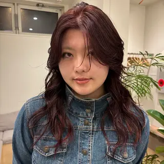 ロング カラー rion🪽 /ワンカラーのヘアスタイル