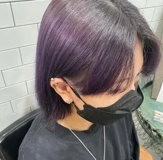 ミディアム カラー t.所属・藤江 健人のヘアスタイル