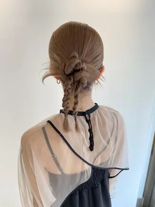 ヘアアレンジ 🌟アレンジが似合う カラー🌟Rumiのヘアスタイル