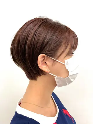 ショート カラー 笠原 健人のヘアスタイル