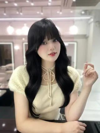 ロング 🎀Ami/新宿/ 透明感×韓国ヘア🎀のヘアスタイル