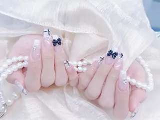 ネイル ☁️Minmin Tsuki💙🩵のネイルデザイン