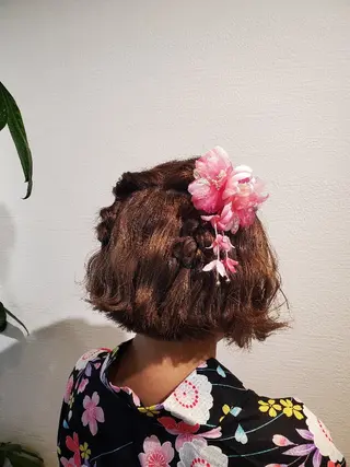 ヘアアレンジ 近森 美帆[モーラ高石店]のヘアスタイル