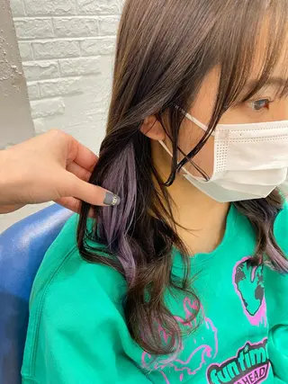 ロング カラー uros.所属・メンズパーマ/ エクステ🌞セナのヘアスタイル