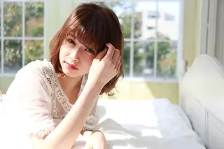 ミディアム アンブレラカラー💫 フェイスフレーミングのヘアスタイル