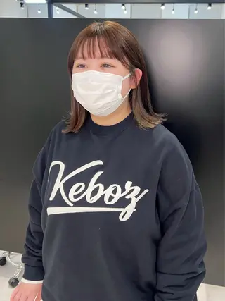 ミディアム カラー kimika🥑 メンズ/髪質改善のヘアスタイル