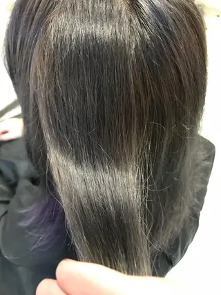 ミディアム カラー 長谷川 誠志のヘアスタイル