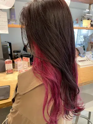 カラー 🍃marina🍃 韓国ヘア/Aujuaのヘアスタイル