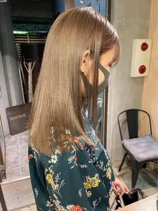 ロング カラー ヘアアレンジ HACCH （ハッチ）所属・🪼ボブ/ハイトーン /髪質改善🪼のヘアスタイル