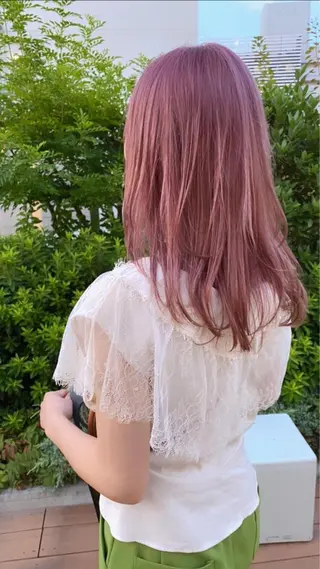 セミロング カラー ✨10000円以内で 叶う艶髪✨のヘアスタイル