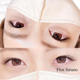 マツエク・マツパ アイブロウ Flor上大岡 *フルノ リナ*のマツエク・マツパデザイン