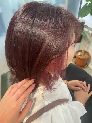 ミディアム 福薗 ななのヘアスタイル