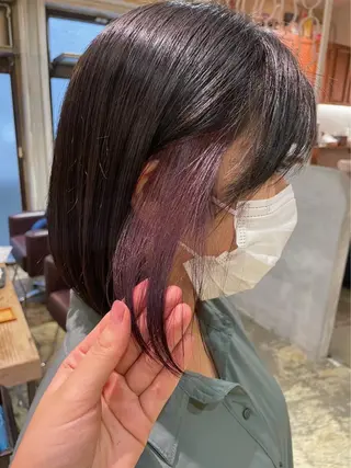 ミディアム カラー HACCH （ハッチ）所属・🪼ボブ/ハイトーン /髪質改善🪼のヘアスタイル