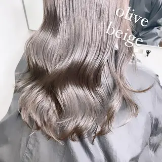 ロング カラー ブリーチなし透明感カ ラー×韓国ヘア♡ヒデのヘアスタイル