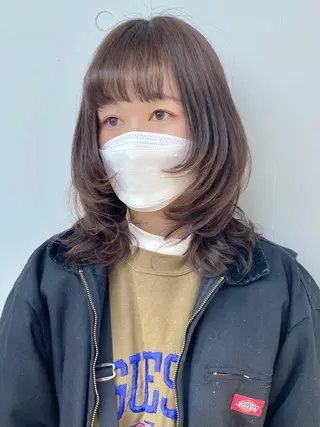 ミディアム カラー もにか🌞原宿/渋谷 🌝ブリーチカラーのヘアスタイル