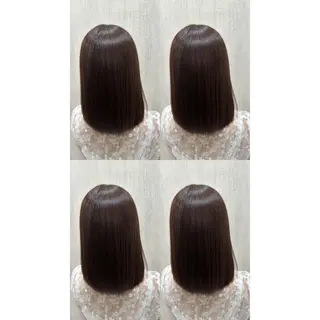 セミロング カラー 髪質改善/縮毛矯正/ 韓国ヘア/店長敦士のヘアスタイル