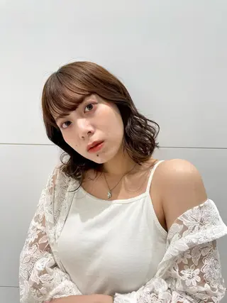 ミディアム Jr.スタイリスト 木村愛佳のヘアスタイル
