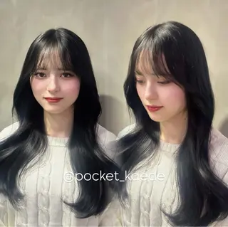 カラー 🤍韓国ヘア/ 楓🤍のヘアスタイル