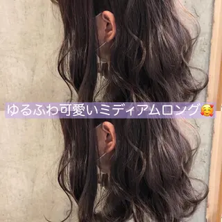 セミロング カラー ヘアアレンジ 髪質改善/艶髪 🫧高橋湧也のヘアスタイル