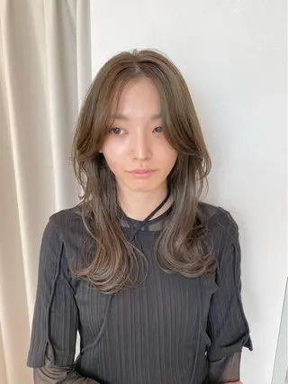 ロング 似合わせ艶髪カラー ❤️ハダユミのヘアスタイル