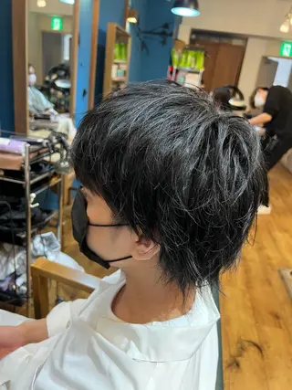 ミディアム メンズ 須永 優希のヘアスタイル