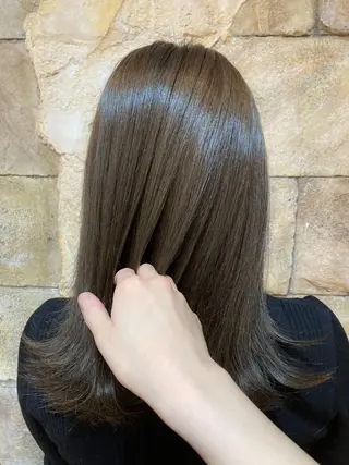 カラー 水島 悠香子のヘアスタイル