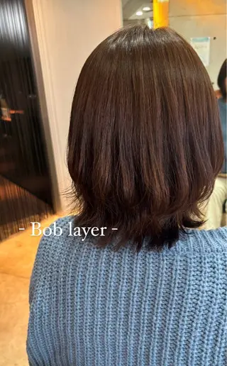 ミディアム ユウナ /難波/ 推し活美容師のヘアスタイル