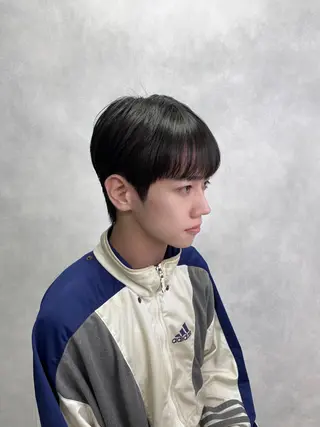 パーマ メンズ 大阪韓国メンズ特化 LUNAのヘアスタイル