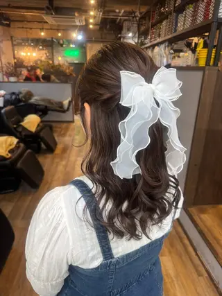 セミロング ヘアアレンジ A.R.K NORIのヘアスタイル