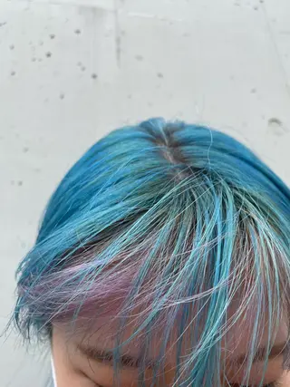 ミディアム カラー TIECHEL所属・韓国ナチュラル・ ベージュ/落合夏希のヘアスタイル