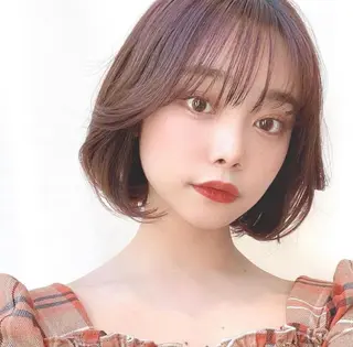 ミディアム 韓国くびれレイヤー 🇰🇷はづきのヘアスタイル