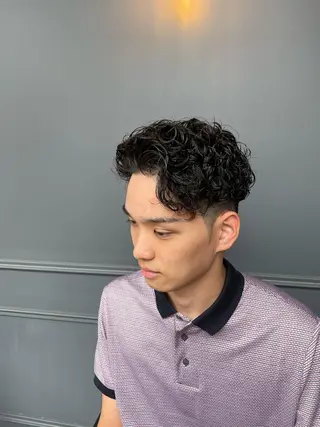 ショート パーマ 【men's Lapis横浜】海人のヘアスタイル