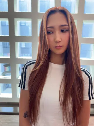 ロング HAIR DESIGNERS CREW dolphin　【ヘアーデザイナーズクルードルフィン】所属・dolphin ドルフィンのヘアスタイル