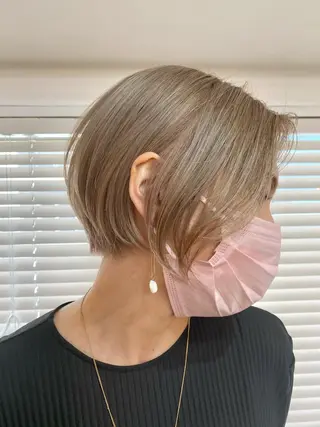 ショート カラー 🍃ショートヘア🍃 北林春樹のヘアスタイル