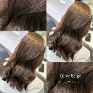 ミディアム カラー 🩷 レナ 🩷のヘアスタイル