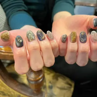 ネイル Trico Antique所属・岩本 杏のネイルデザイン